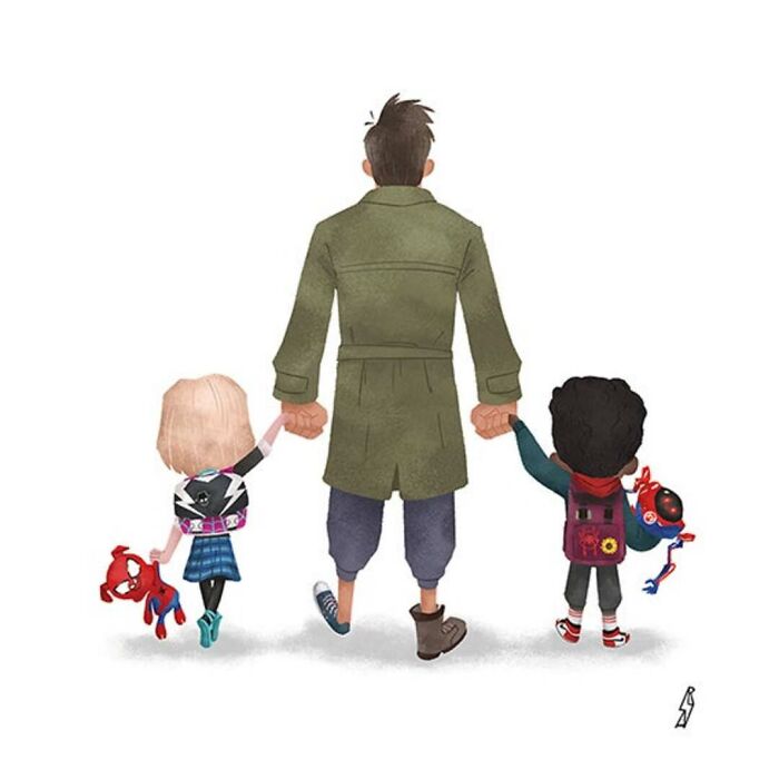 Spider-Man: Into The Spider-Verse (Spider Verse Family)
