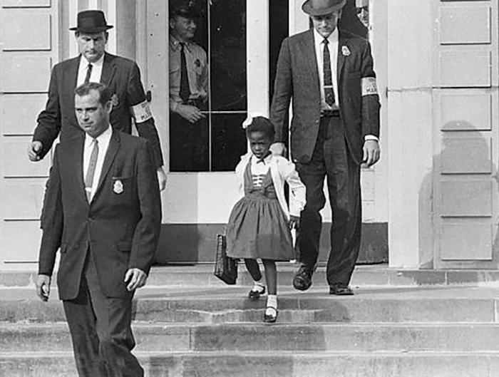 Ruby Bridges - The First African-American Child To Desegregate The All-White William Frantz Elementary School In Louisiana In 1960