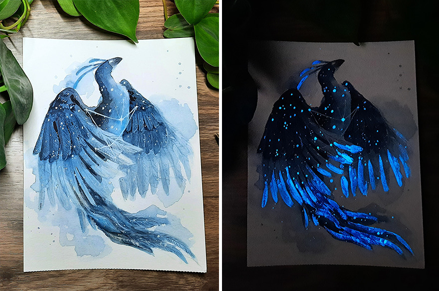 Glowy Phoenix Constellation