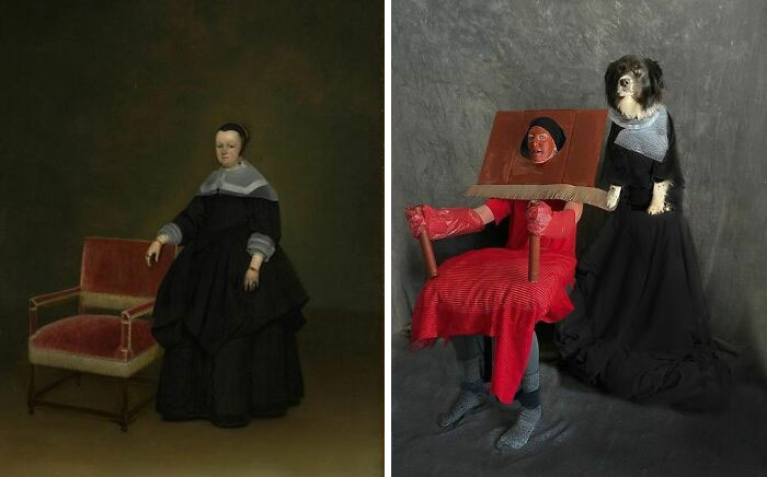 Margaretha Van Haexbergen, 1666-67 By Gerard Ter Borch The Younger vs. Finnegan Van Dorman,2020