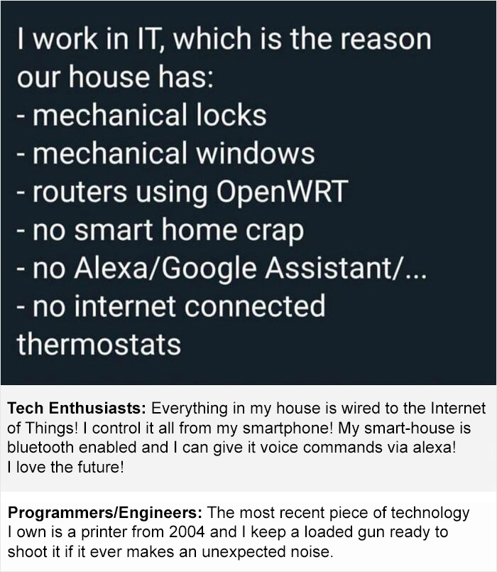 Programmers Know The Risks Involved!