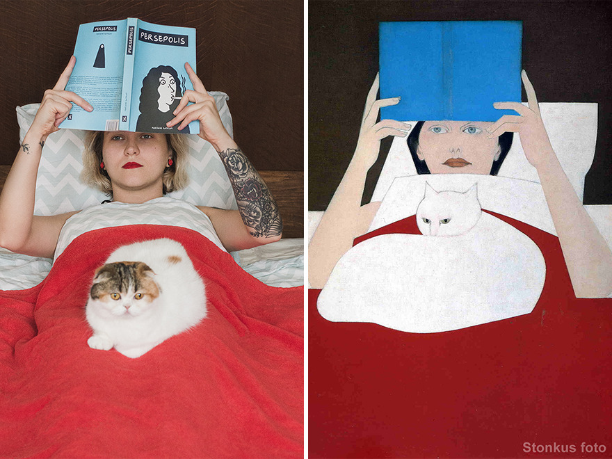 Will Barnet "Woman Reading" (1965)