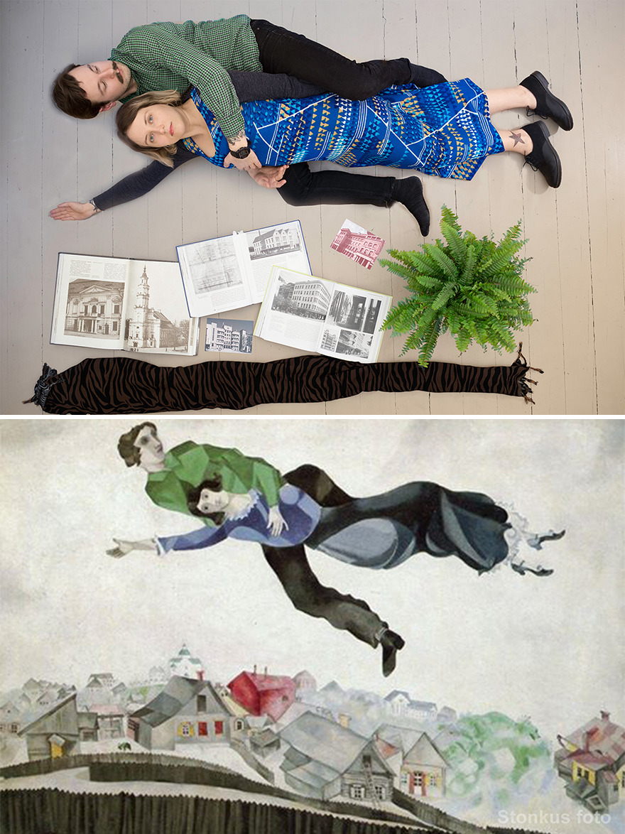 Marc Chagall "Over Vitebsk" (1913)