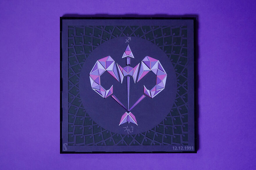 I Made A Paper Cut Illustration For Each Of The Zodiacs I Made A Paper Cut Illustration For Each Of The Zodiacs