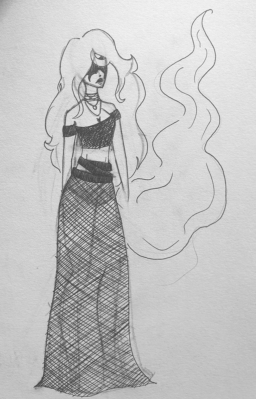 Tried To Draw A Hero, Don't Really Like It