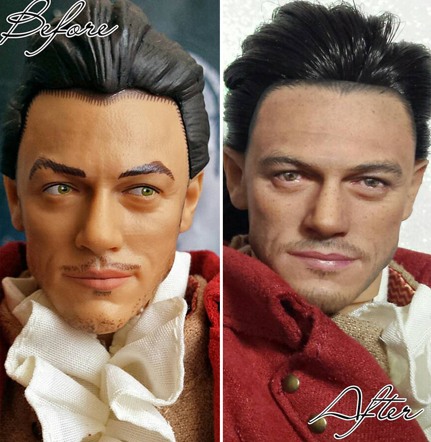 Artist Remakes The Dolls' Makeups To Make Them More Realistic