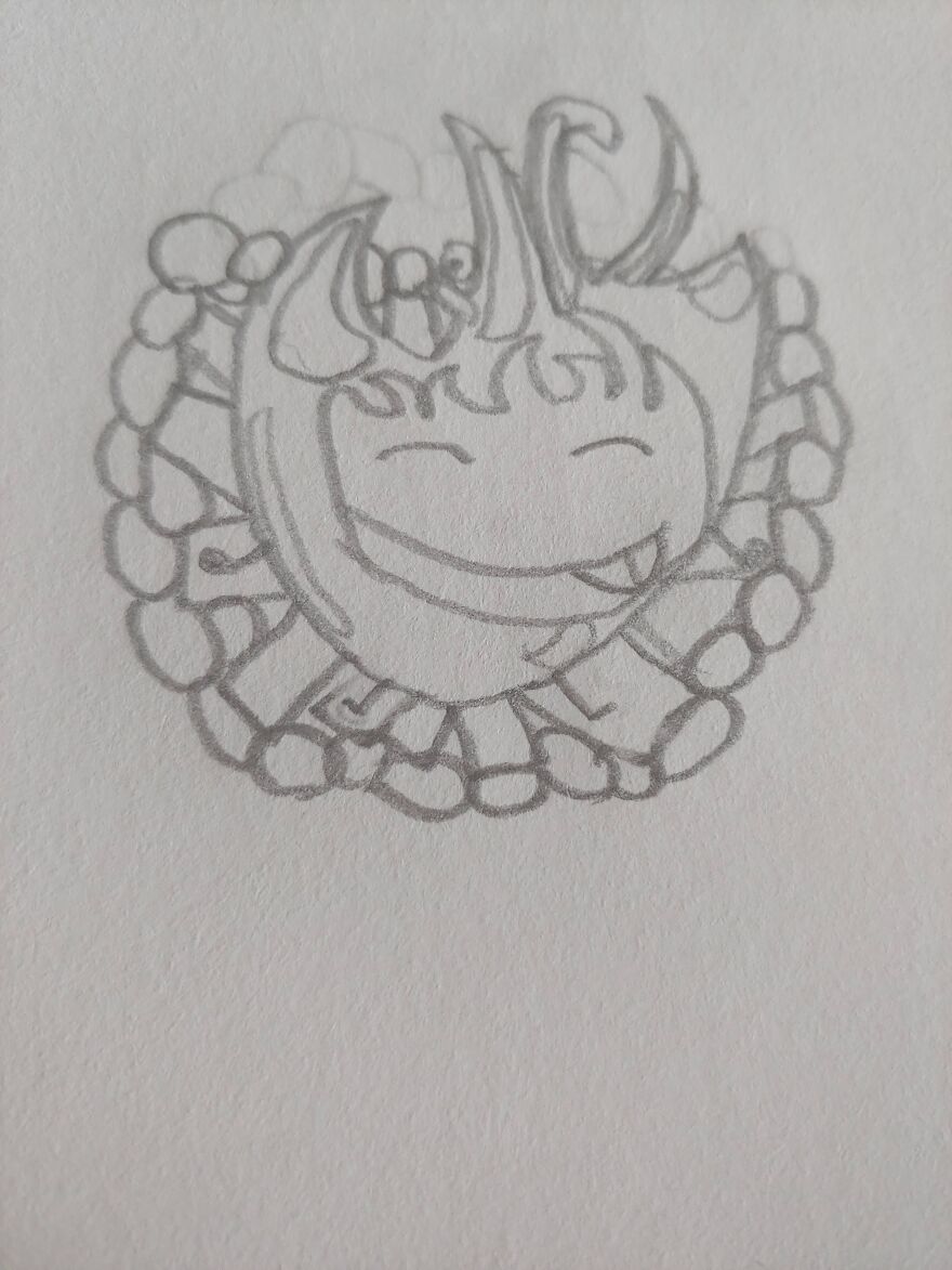 Based On The Fire Guy In Howl's Moving Castle.