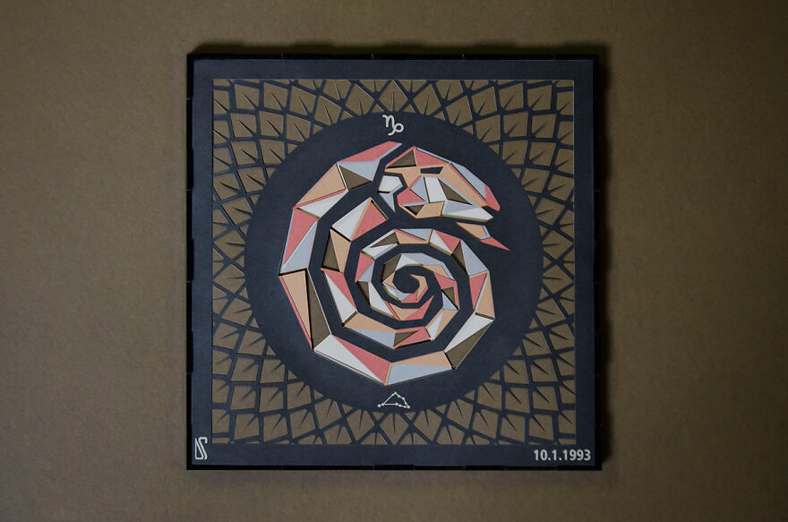 I Made A Paper Cut Illustration For Each Of The Zodiacs I Made A Paper Cut Illustration For Each Of The Zodiacs