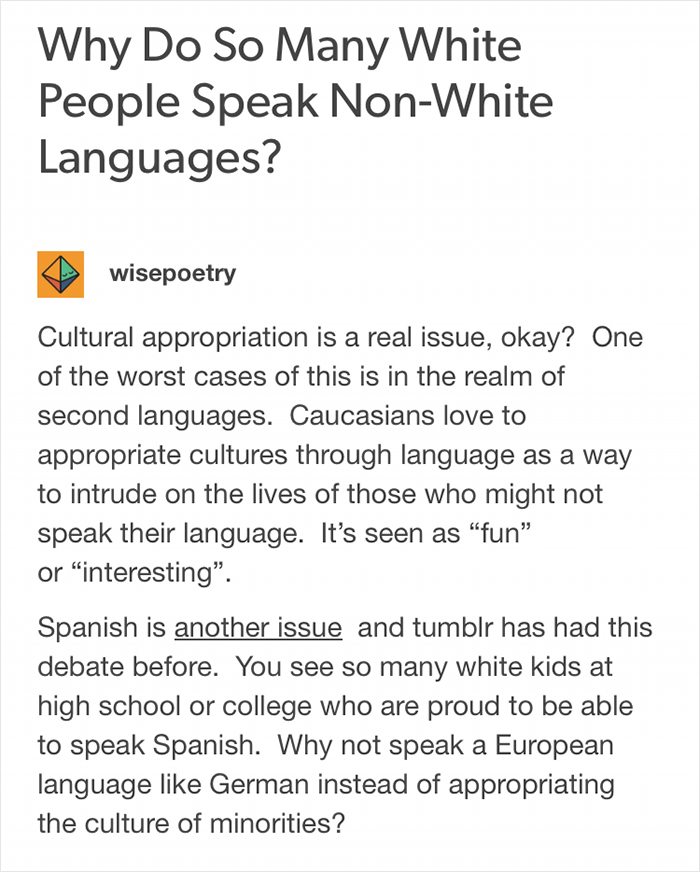 Cultural Appropriation