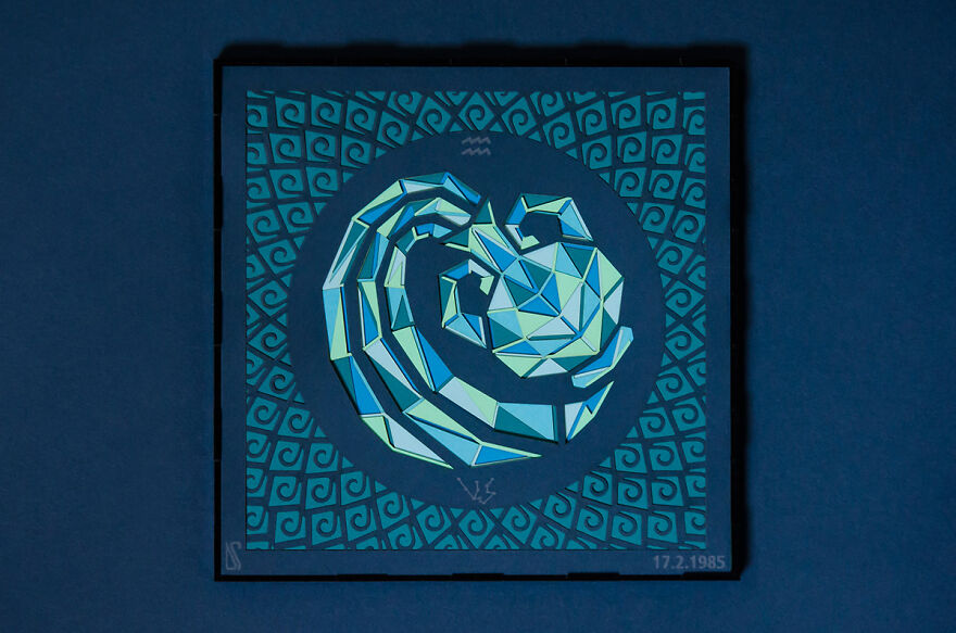 I Made A Paper Cut Illustration For Each Of The Zodiacs I Made A Paper Cut Illustration For Each Of The Zodiacs