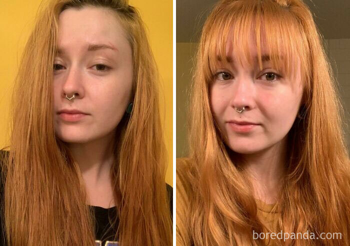 I Gave Myself Some Sparse And Shaggy Bangs! Yea Or Nay?