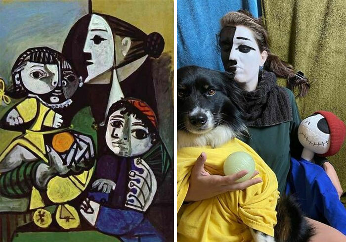 Françoise, Claude, And Paloma, 1951 vs. Eliza, Finn, And Jack, 2020