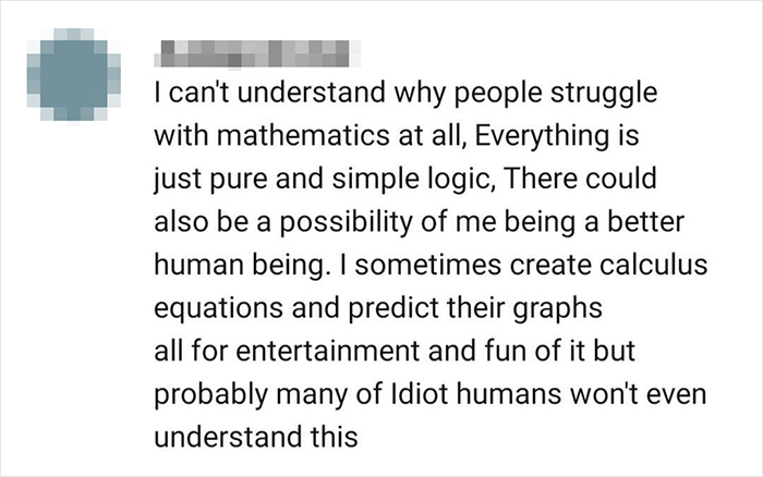 Good In Math = Better Human