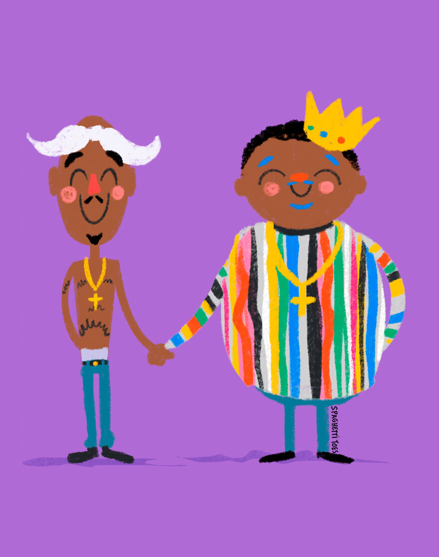 Tupac Shakur And The Notorious B.i.g.