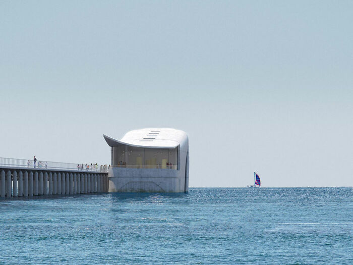 Whale-Shaped Marine Observatory Will Let Visitors Take A Look Under the Sea