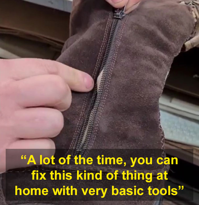 Man Considered A Zipper &lsquo;Wizard&rsquo; For Sharing An Easy Fix For Broken Zippers