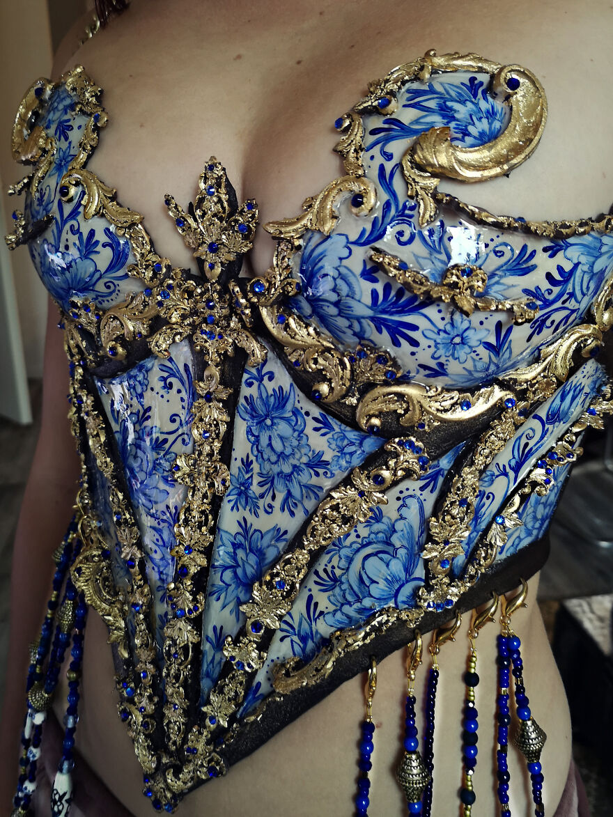 Cardi B Wore My Handmade Porcelain Costume In Her New Video 'Up' Cardi B Wore My Handmade Porcelain Costume In Her New Video 'Up'