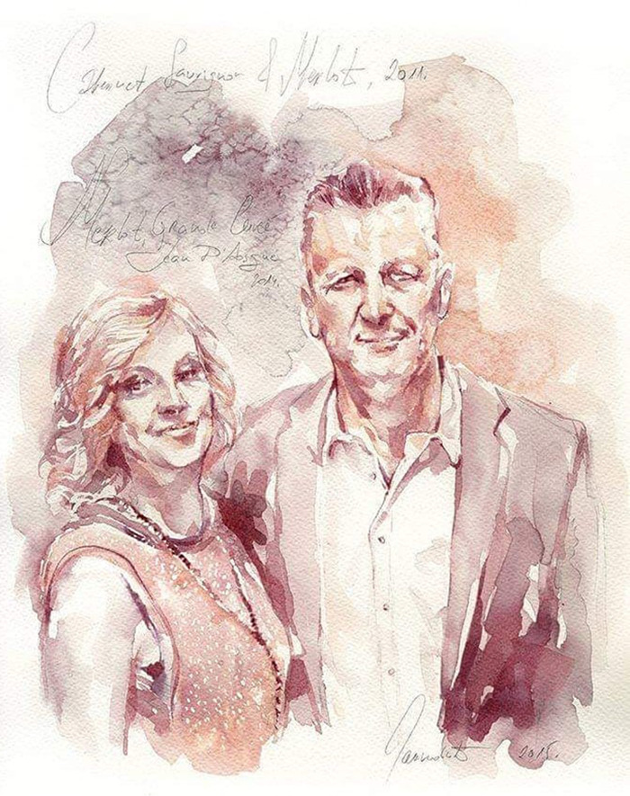 Serbian Artist Sanja Jankovic Turns Wine Into Art