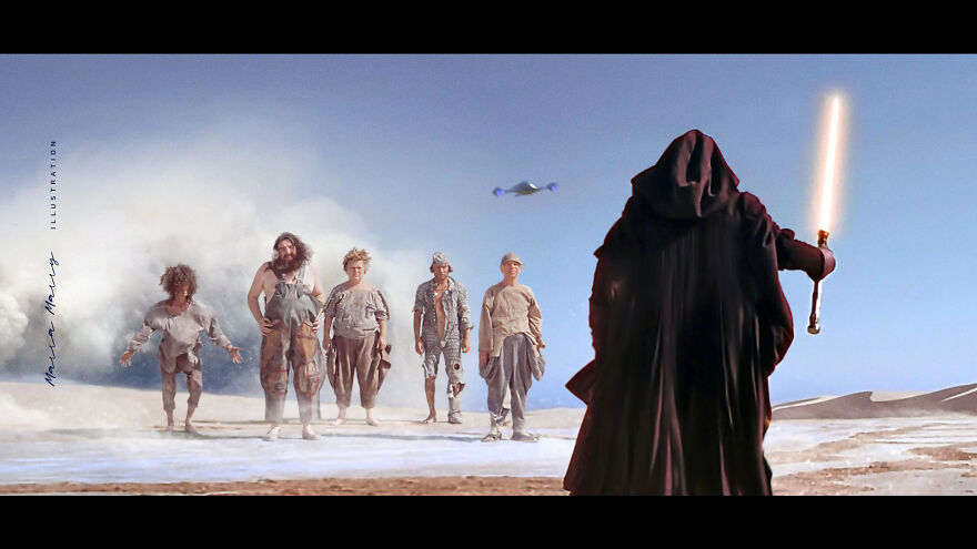 What If ... The Events Of My Favorite Film "Kin-Dza-Dza" Would Not Take Place On Plyuk, But In The Star Wars Universe, On Tatooine?