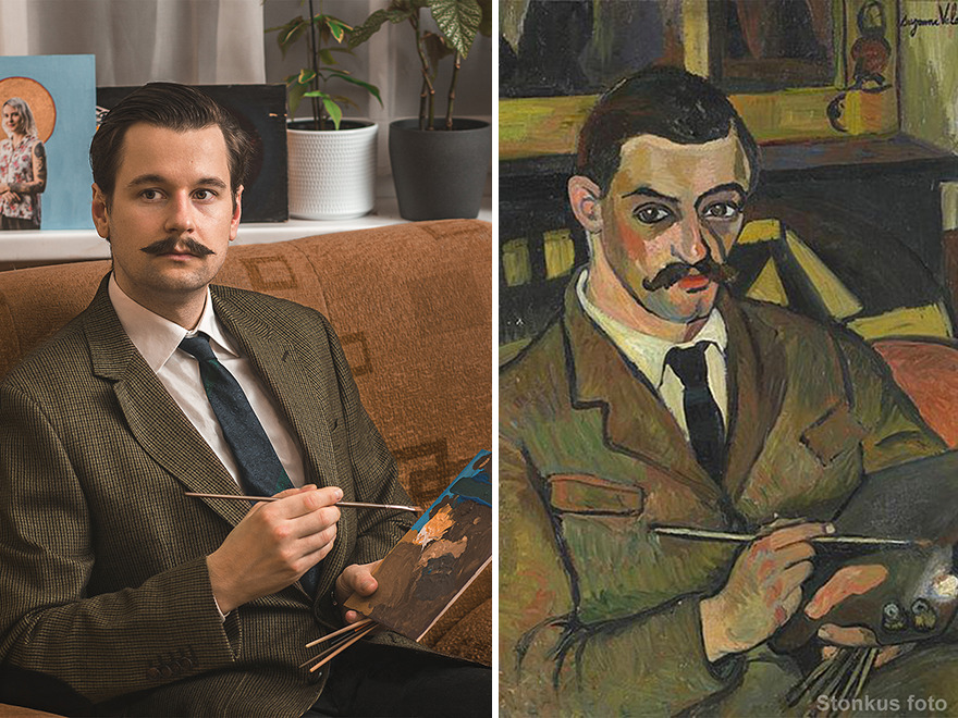 Suzanne Valadon "Portrait Of Maurice Utrillo" (1921)