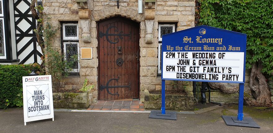 50 Reasons Why Our Wedding Will Always Be The Most Heavily Themed Monty Python Wedding Of All Time