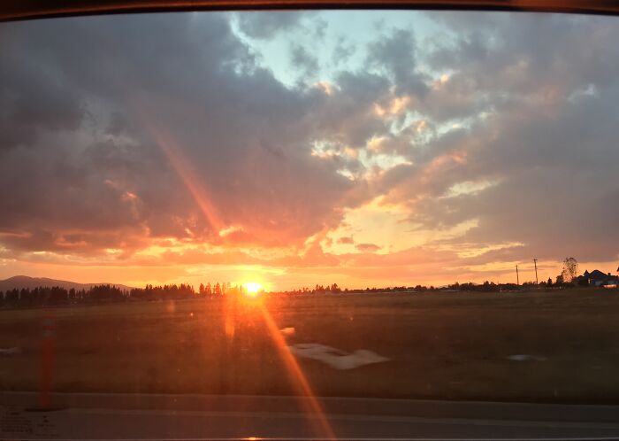 Pulled Over And Took It Out Of My Car Window. (Hayden, Idaho)