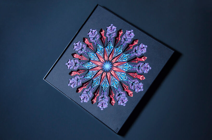 I Made Paper Artworks That Captured The Memories Of A Snowflake
