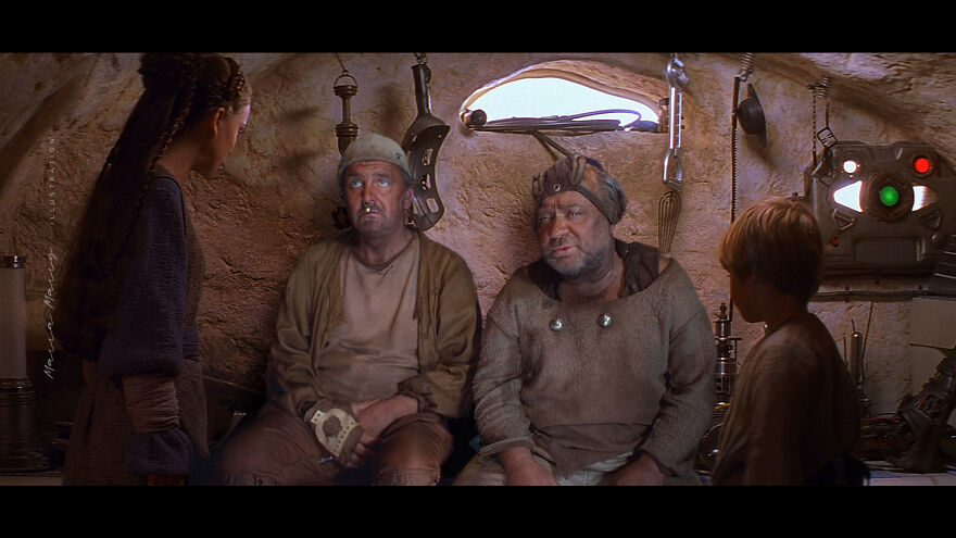 What If ... The Events Of My Favorite Film "Kin-Dza-Dza" Would Not Take Place On Plyuk, But In The Star Wars Universe, On Tatooine?