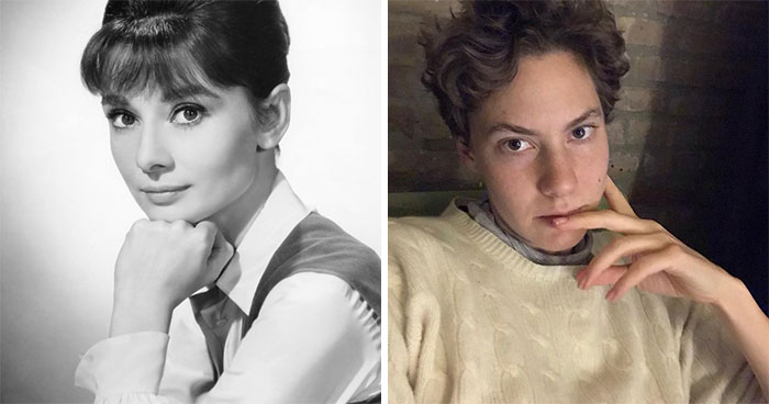 Audrey Hepburn And Emma Ferrer