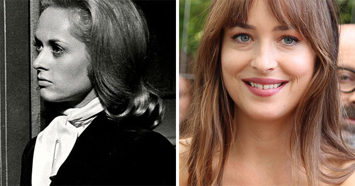 Tippy Hedren And Dakota Johnson