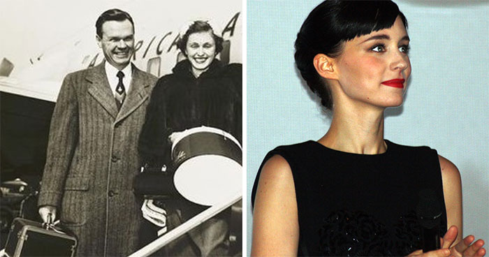 Wellington Mara And Rooney Mara