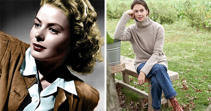 Ingrid Bergman And Elettra Wiedemann