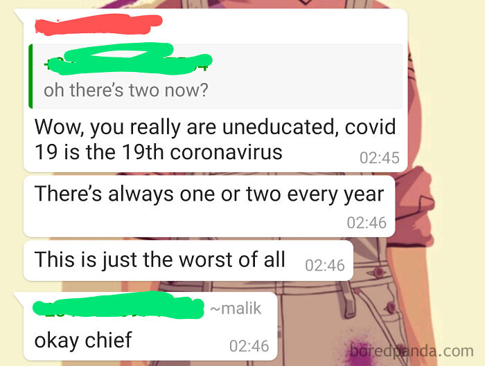 "You Really Are Uneducated"