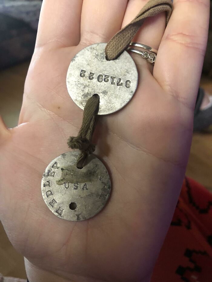 My Great Grandfather's Ww1 Dog Tags