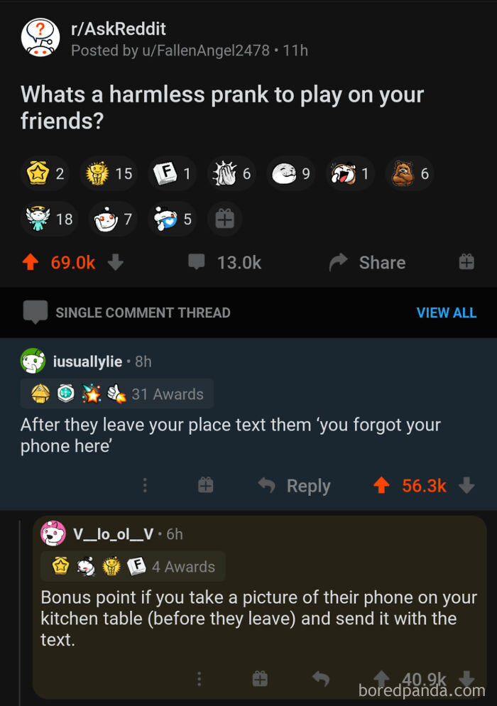 Madlad With His Harmless Prank