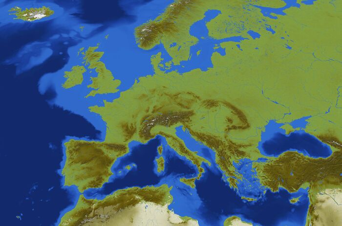 Gamer Has Made A Fully Playable Map Of Europe In Minecraft, 1:230 Scale, Using Nasa And Esa Satellite Data