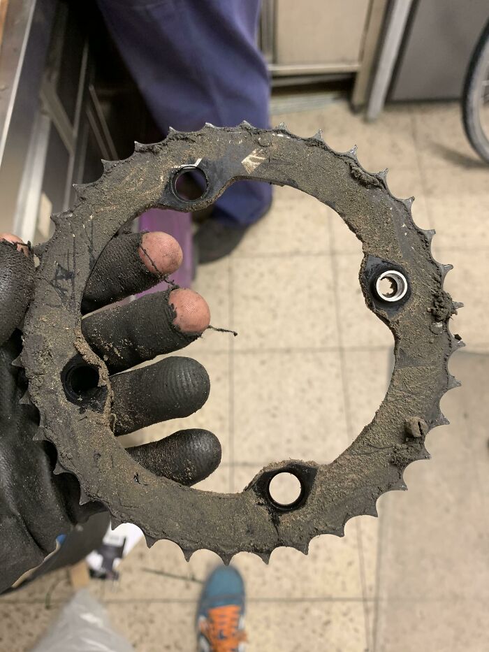 Customer: Yeah, So My Chain Jumps From Time To Time. His Chainring: