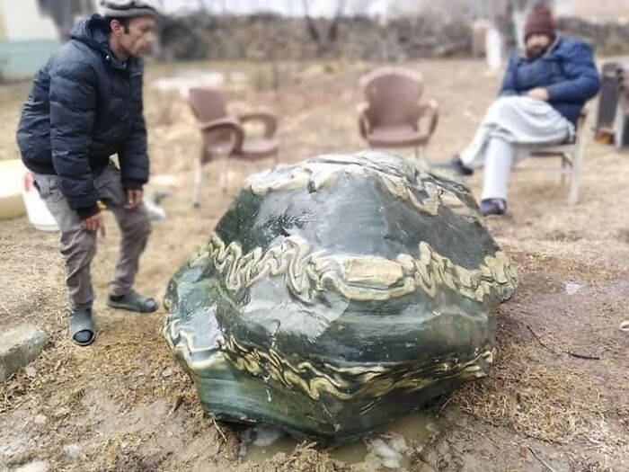 This Cool Rock We Found In My Village