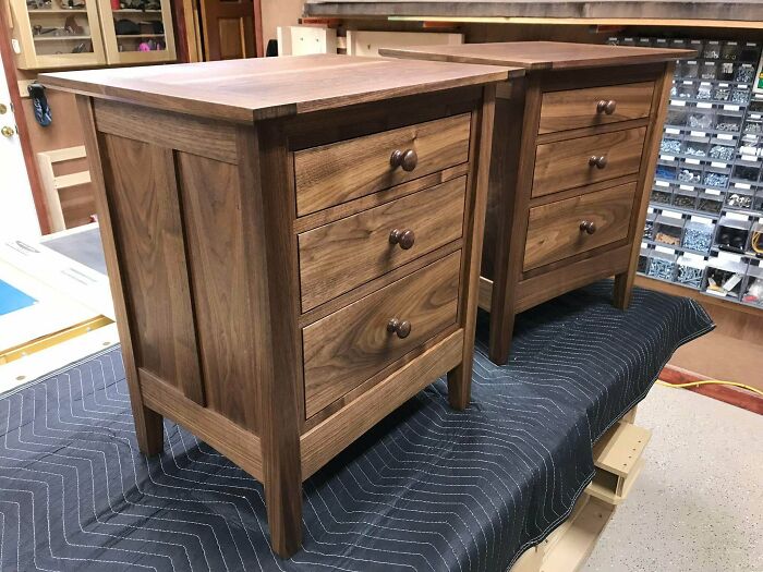 Everyone Was So Nice About The Bed I Built. I Figured I Would Show Off The Nightstands Also