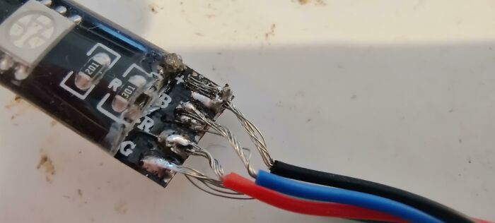 My Brother: "Don't Worry I Know How To Solder Leds". Also My Brother: