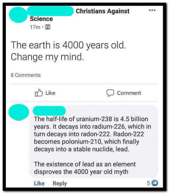 Change My Mind, But Without Science