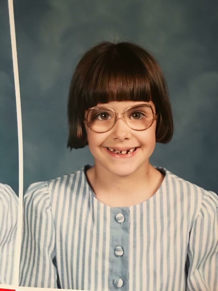 Me, Looking Like A Second Grade Spinster