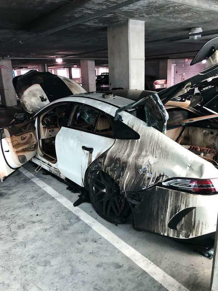 My Neighbor’s Mercedes Amg Gt63s Caught On Fire On New Year’s Eve