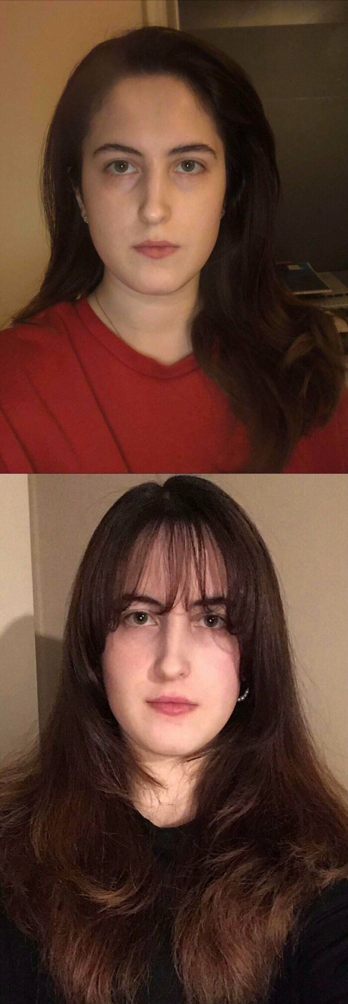 So I Just Cut My Own Bangs. Aside From The Fact That I Was Going For Curtain Bangs And Ended Up With Korean See-Through Bangs, I’m Not Mad