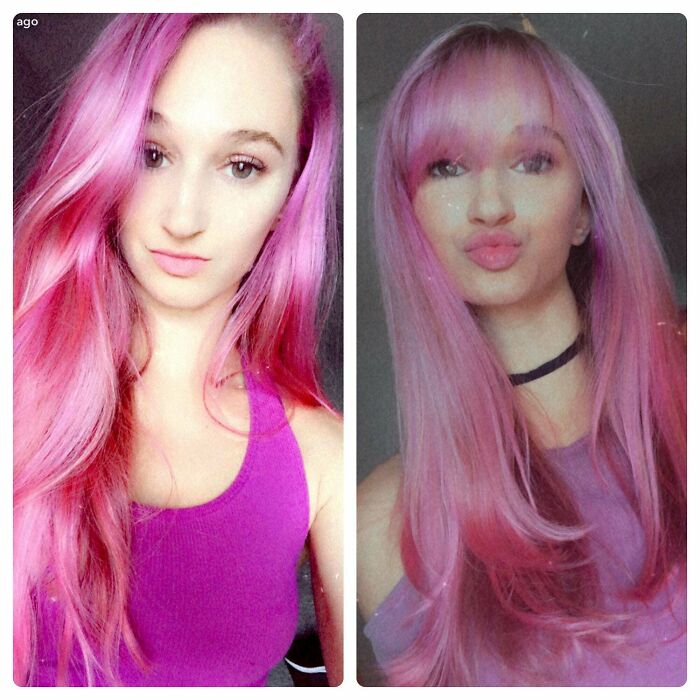 Before And After Fringe Bangs/Layers