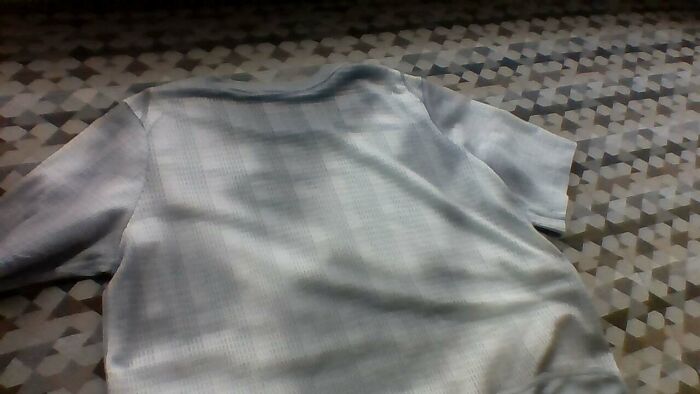 My Tennis Shirt Looks Like It Is Drenched In Sweat Even When It's Clean