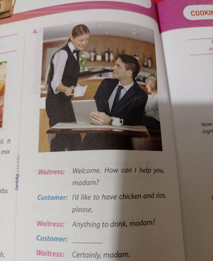 She Says "Madam" To The Man