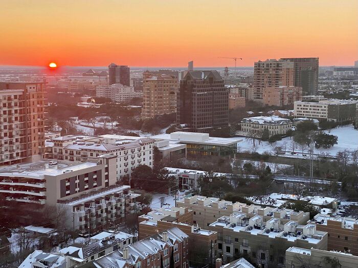 Fire And Ice. Texas Skies X Texas Snow
