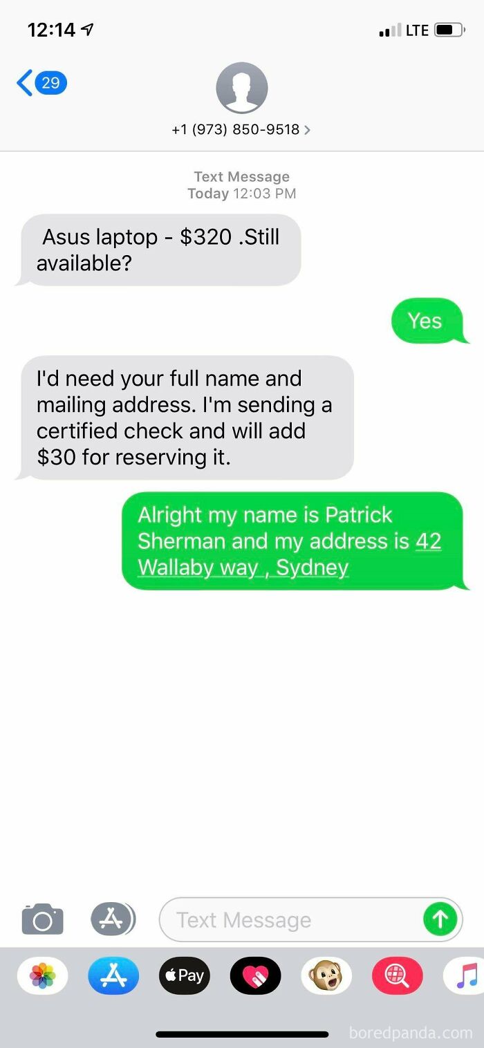 Can’t Wait To Get My Money From My Craigslist Ad!