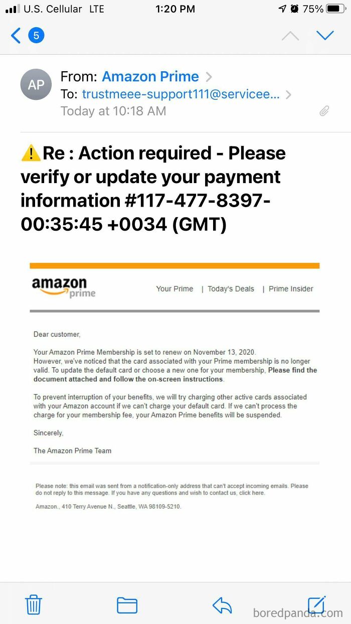 Love The Email Address It Came From!